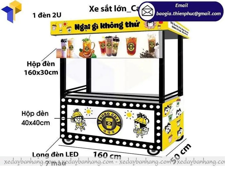 hình ảnh quầy bán trà sữa trân châu đẹp