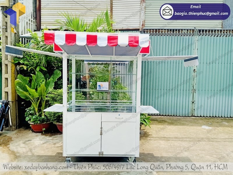 hình ảnh tủ xiên que bằng inox
