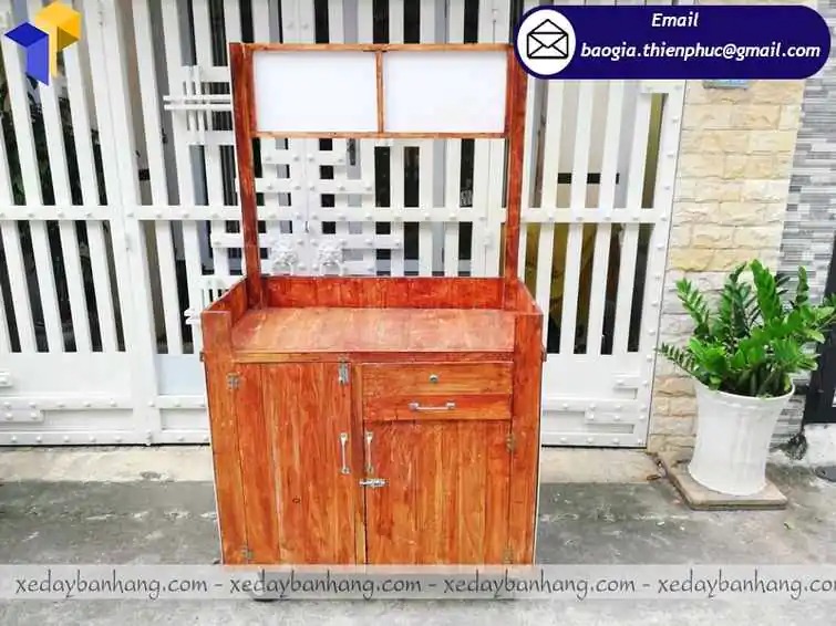 hình ảnh xe bán bánh mì cafe