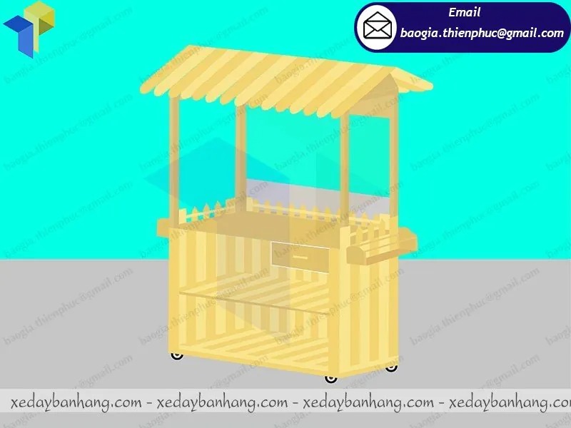 hình ảnh xe bán bánh trứng gà non