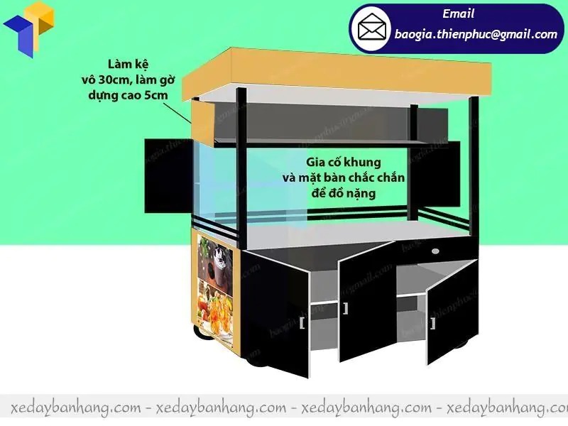 hình ảnh xe bán nước ép trái cây