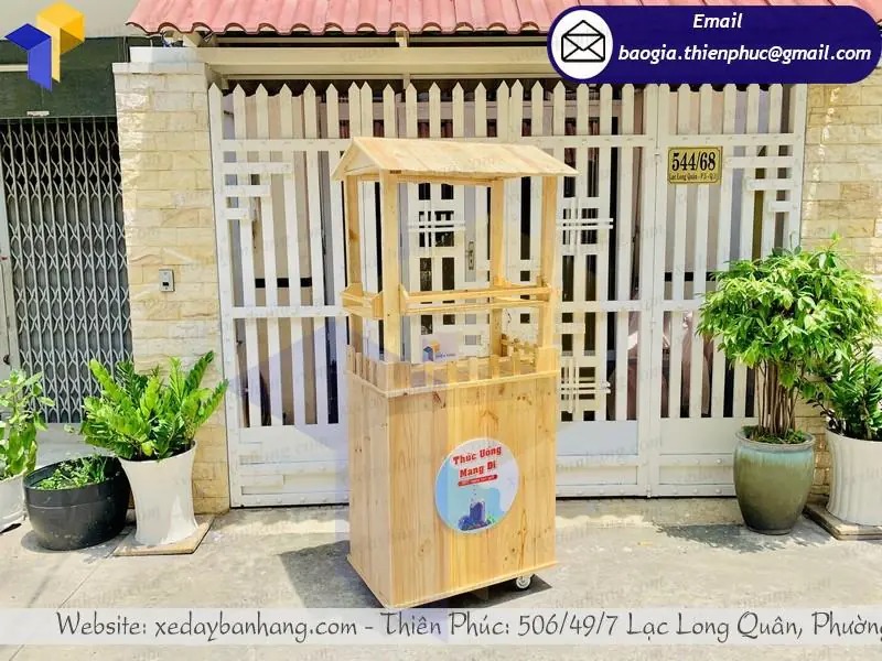 hình ảnh xe bán trà sữa take away