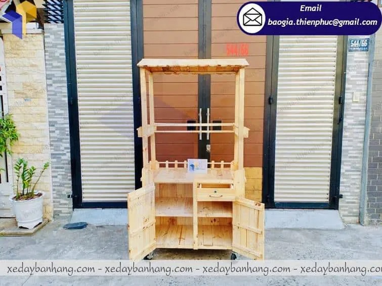 hình ảnh xe bán xiên que tự chọn