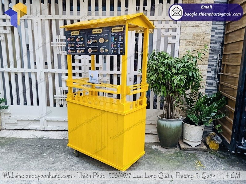 hình ảnh xe bán xiên que tự chọn