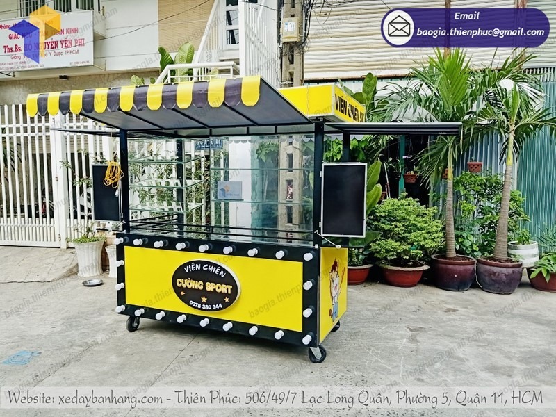 hình ảnh xe cá viên chiên giá rẻ