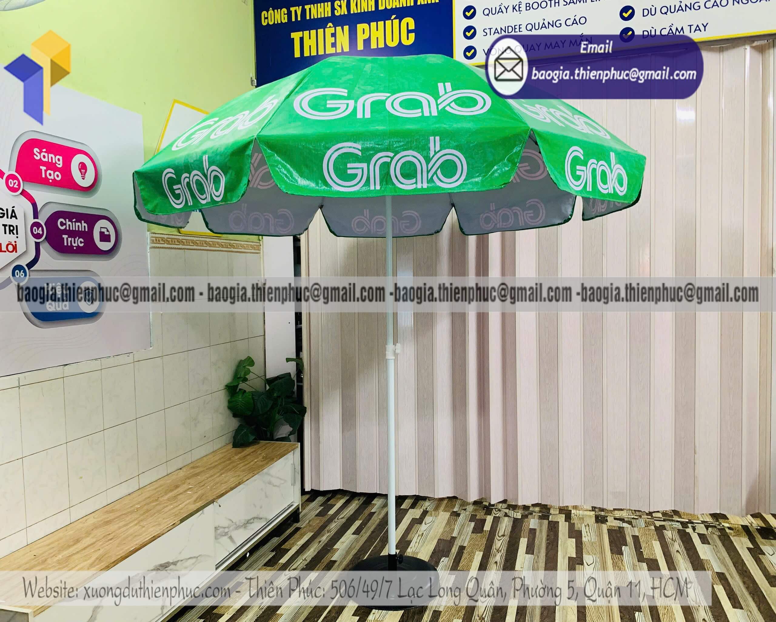 In dù tròn che quảng cáo thương hiệu chắn gió tốt
