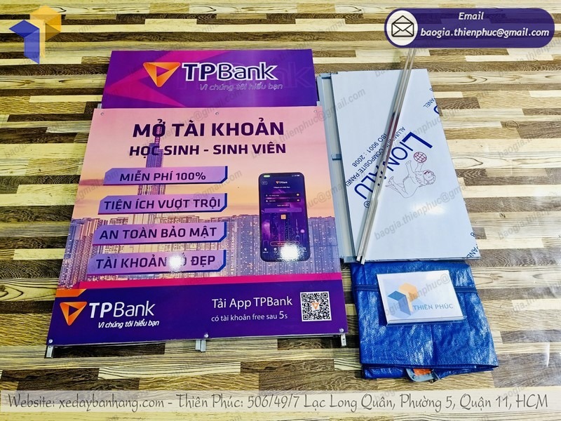mẫu bàn sampling di động đẹp