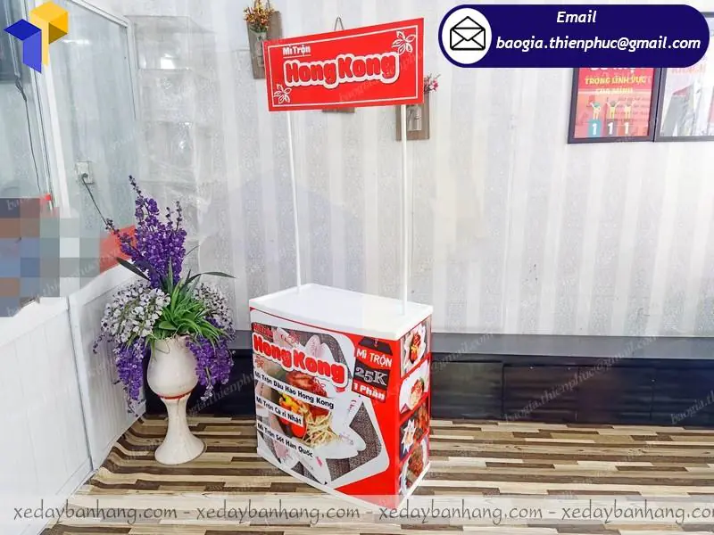quầy sampling nhựa mini