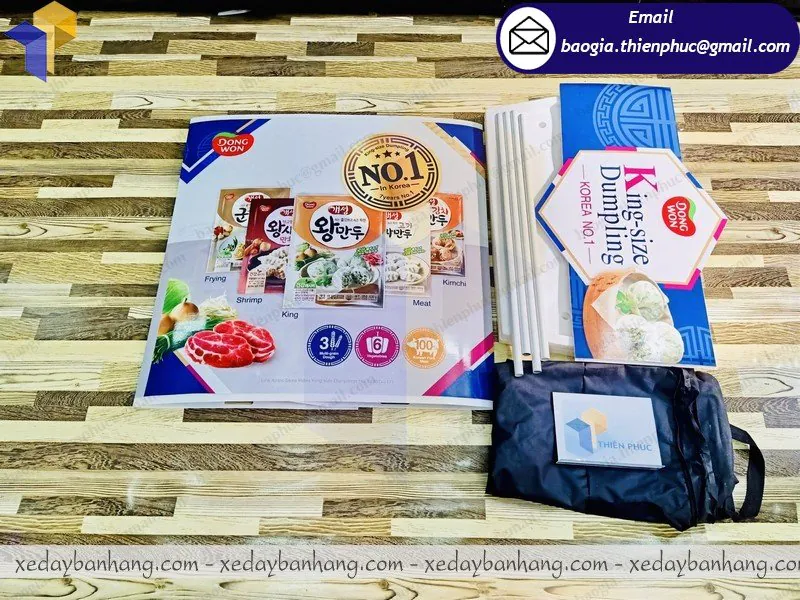 mẫu booth nhựa mini bán hàng đẹp