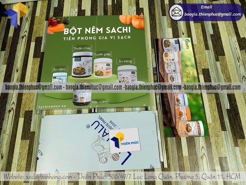 Mẫu booth sắt tiếp thị lưu động bán hàng ngoài trời phù hợp doanh nghiệp tổ chức tiếp thị