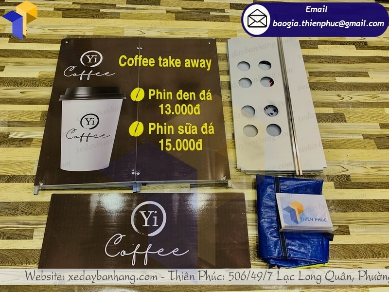 mẫu quầy bán cafe take away đẹp