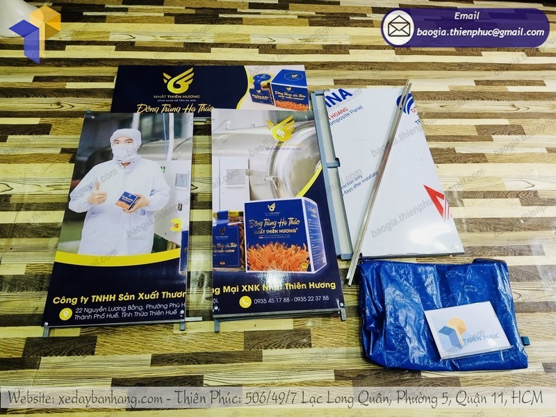 mẫu quầy bán hàng hội chợ đẹp