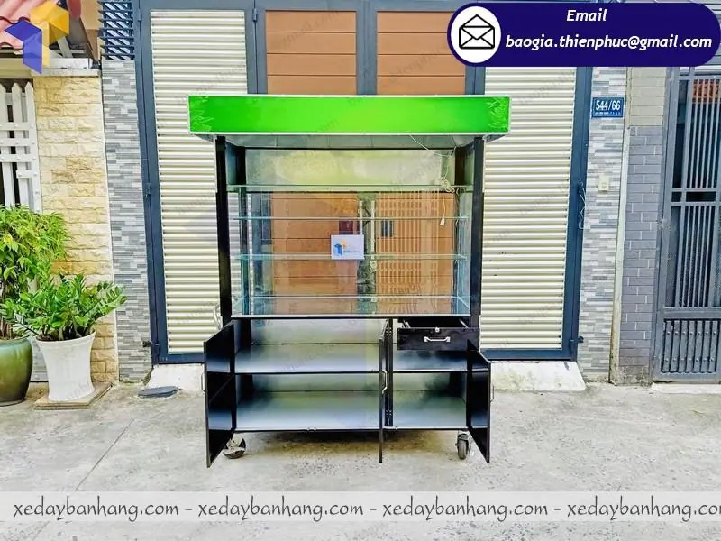 mẫu quầy bán nước ép trái cây đẹp