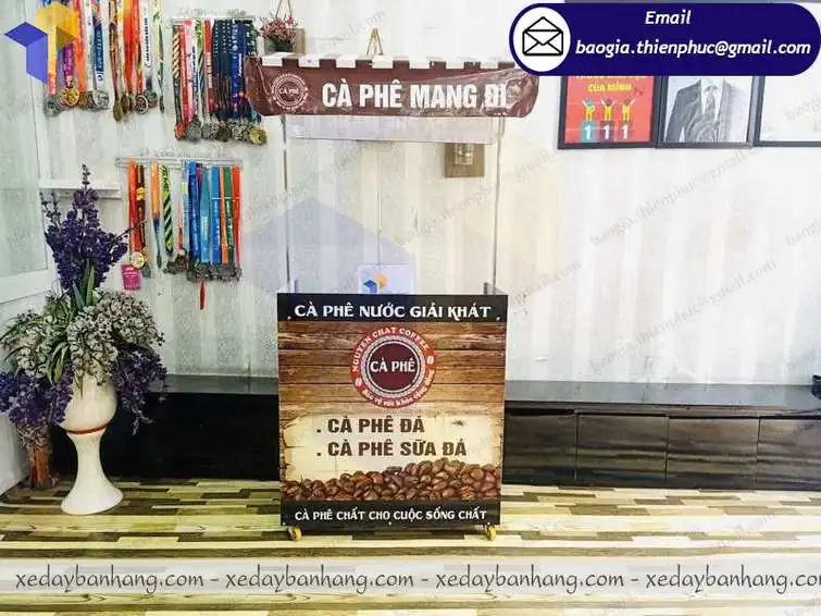 mẫu quầy lắp ráp bán cafe