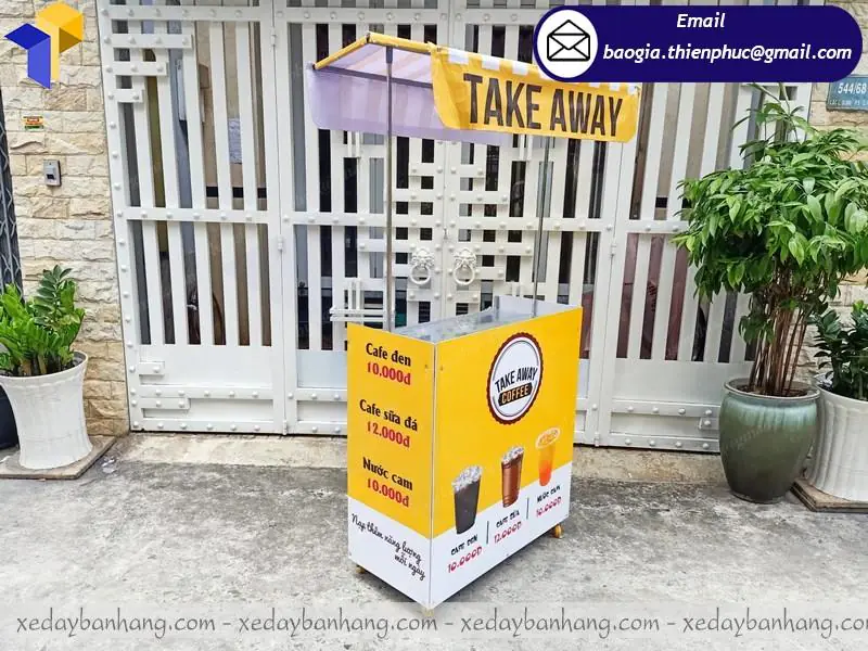 xe lắp ráp bán café take away giá rẻ