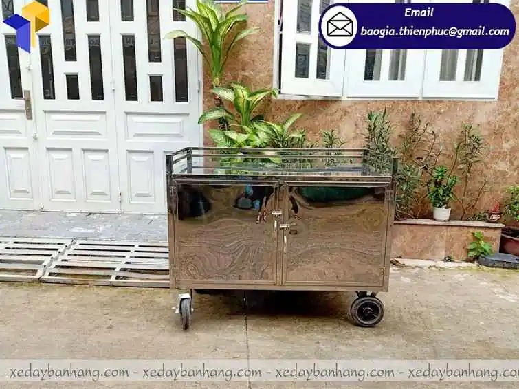 mẫu tủ bán cà phê bằng inox đẹp