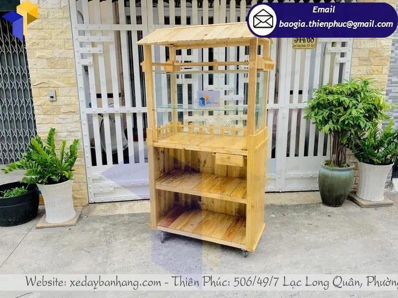 mẫu tủ trà sữa đẹp
