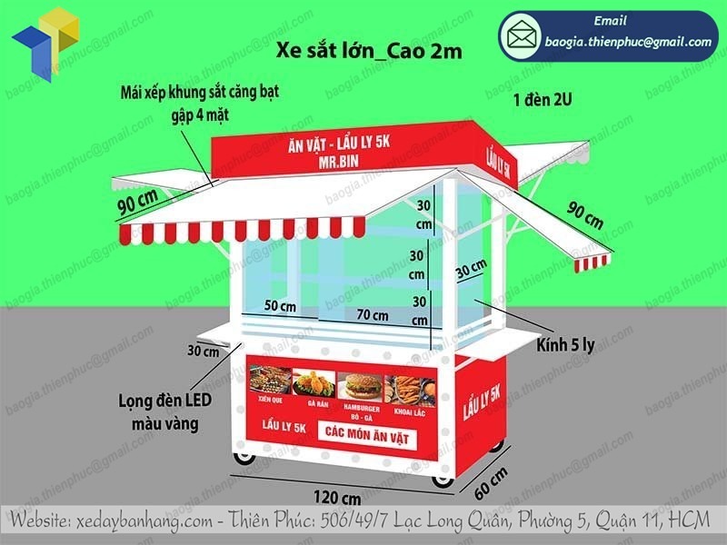mẫu tủ xiên que bằng inox đẹp