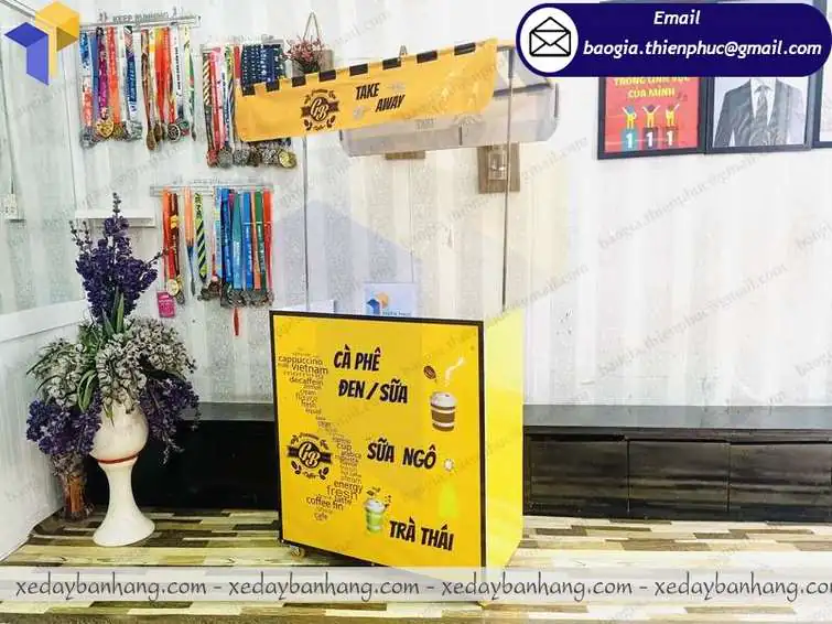 mẫu xe bán cà phê mang đi đẹp