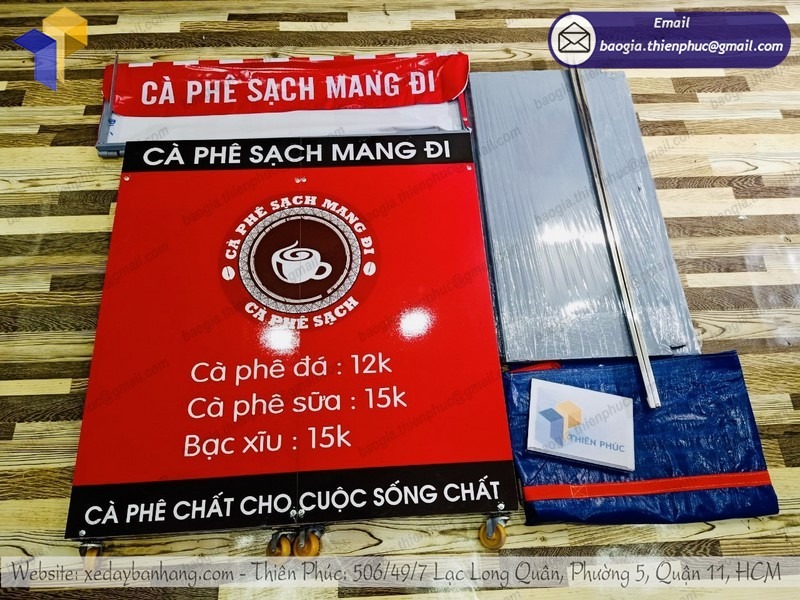 mẫu xe bán cafe take away đẹp