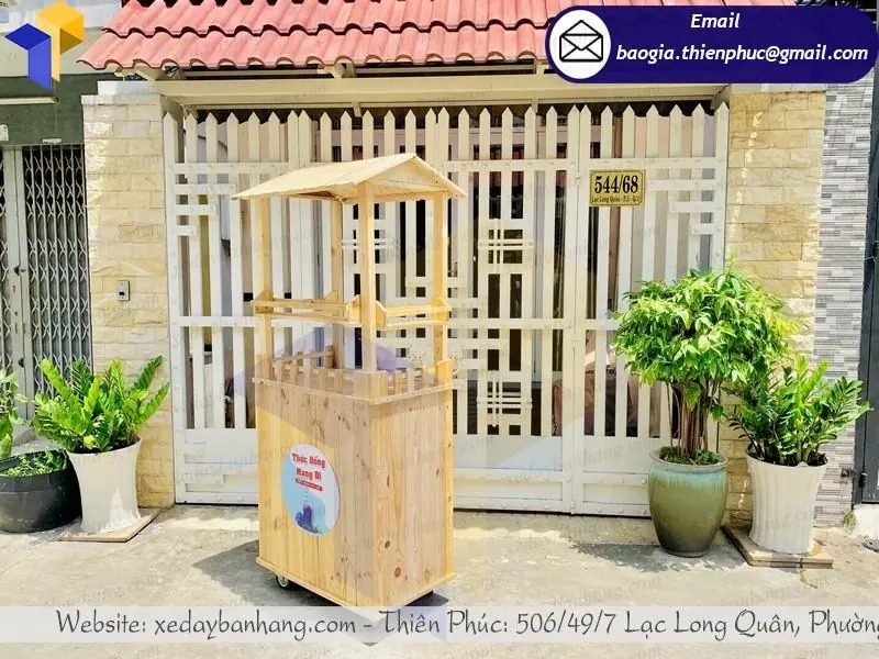 mẫu xe bán trà sữa take away đẹp