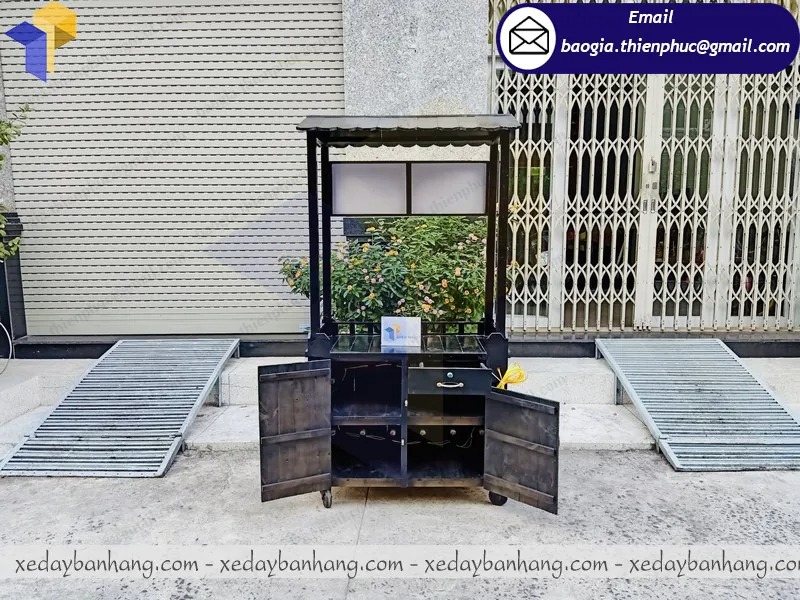 mẫu xe bán trà sữa vỉa hè đẹp