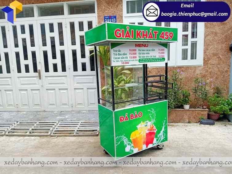 mẫu xe bán trà tắc di động đẹp