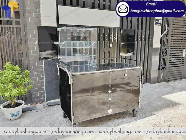 mẫu xe bán xiên que tự chọn đẹp