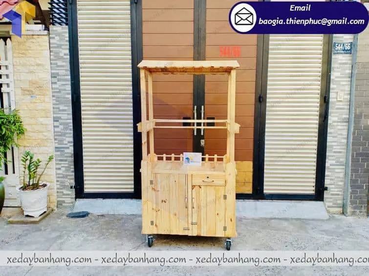 mẫu xe bán xiên que tự chọn đẹp