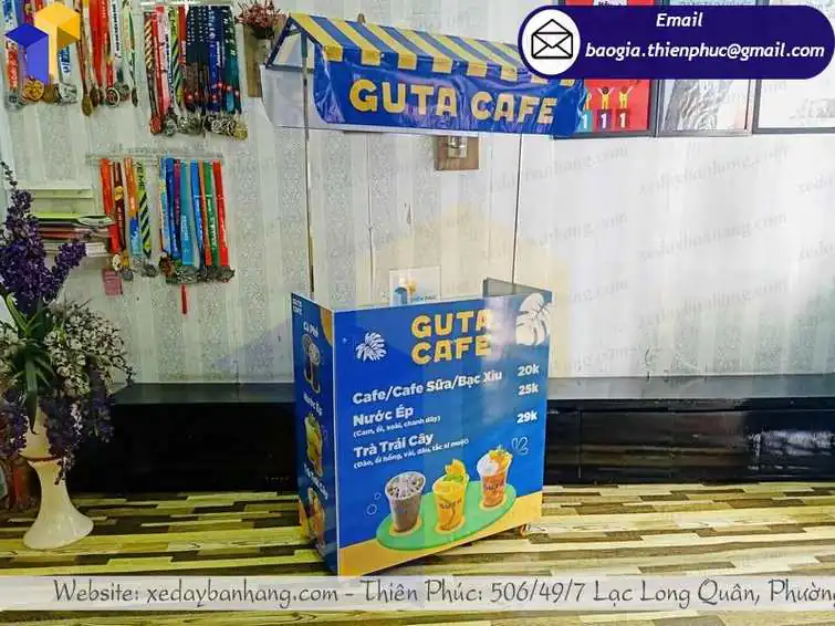 mẫu xe cà phê mang đi đẹp