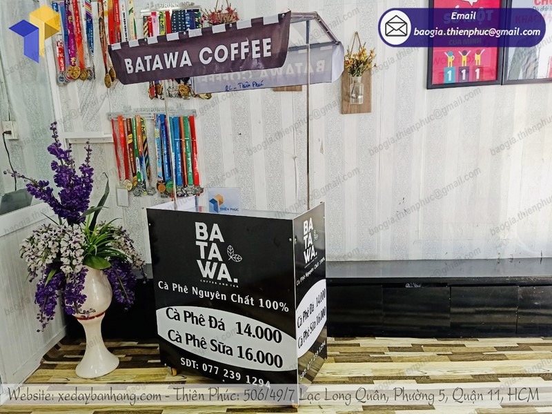 mẫu xe cafe take away đẹp