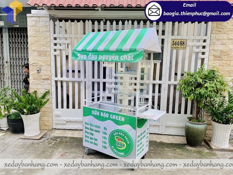 mẫu xe đẩy bán sữa đậu nành đẹp