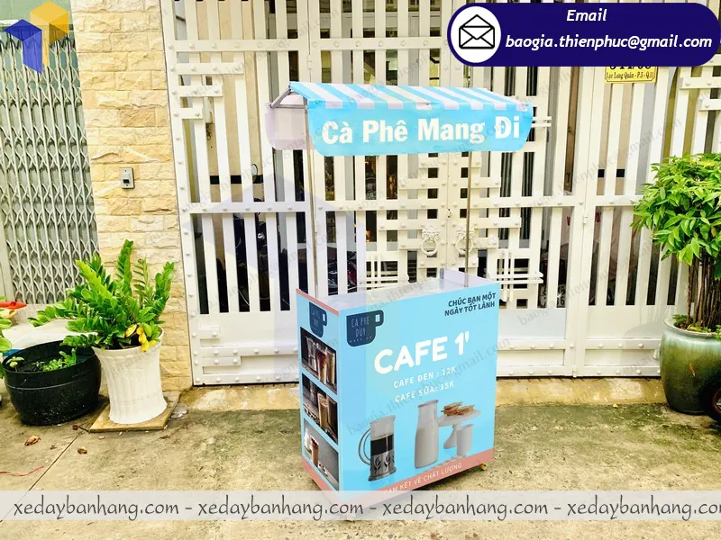 mẫu xe lắp ráp bán cafe 1s đẹp