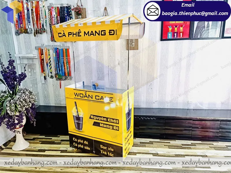 mẫu xe lắp ráp bán cafe hot