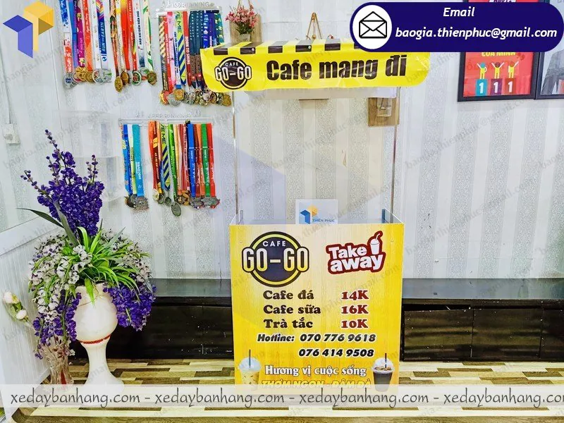 mẫu xe lắp ráp bán cafe mang đi giá bao nhiêu