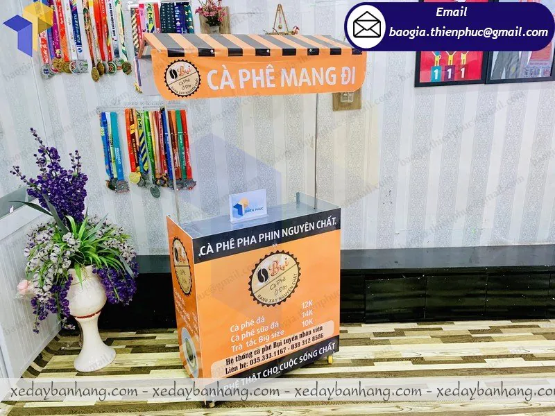 mẫu xe lắp ráp bán cafe phin đẹp