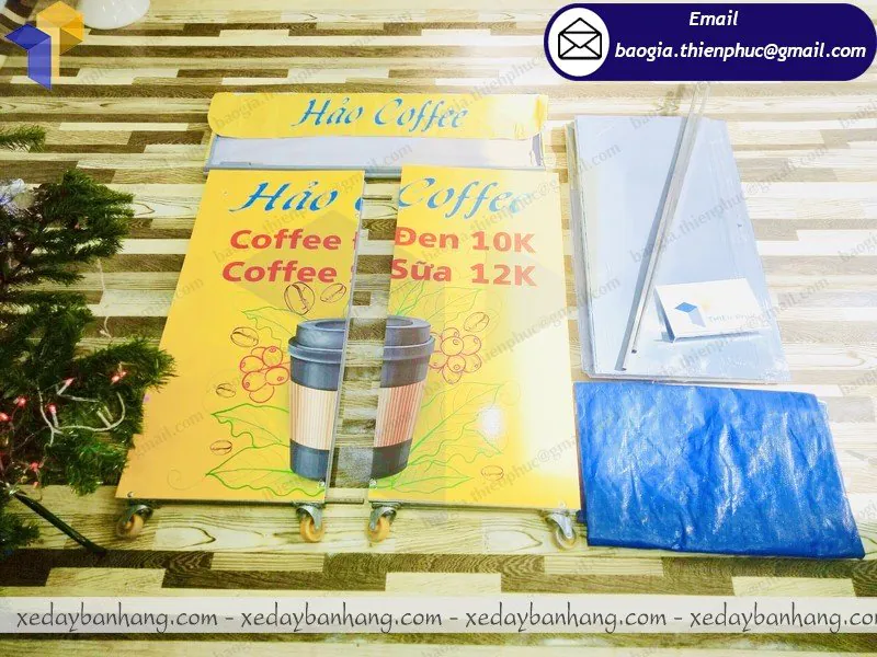 mẫu xe lắp ráp bán cafe phin đẹp