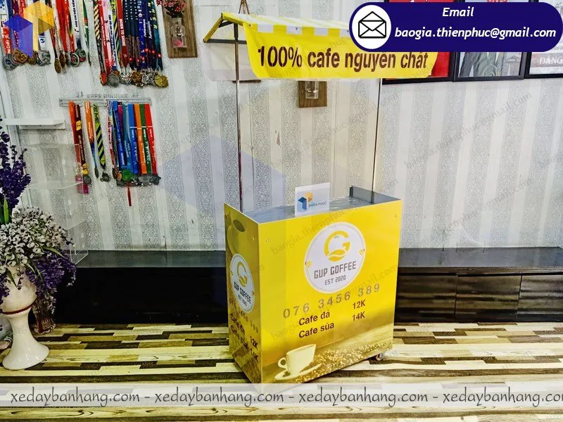 mẫu xe lắp ráp bán coffee giá rẻ