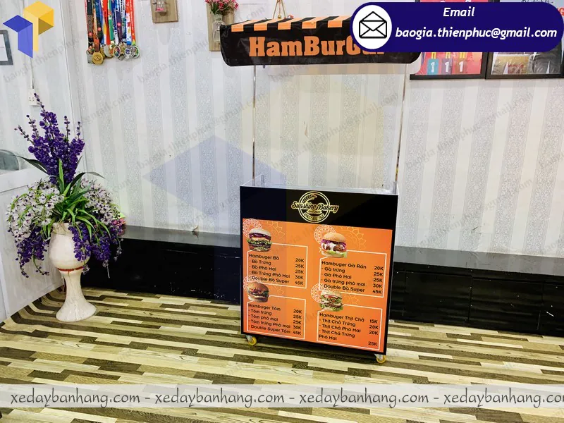 xe bán hambuger lắp ráp