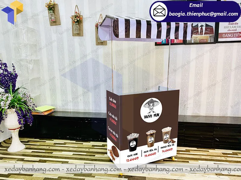 mẫu xe lắp ráp bán milo đá xay đẹp