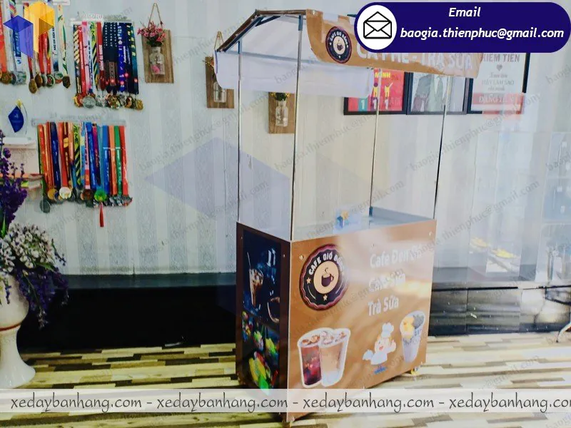 mẫu xe lắp ráp bán trà sữa đẹp