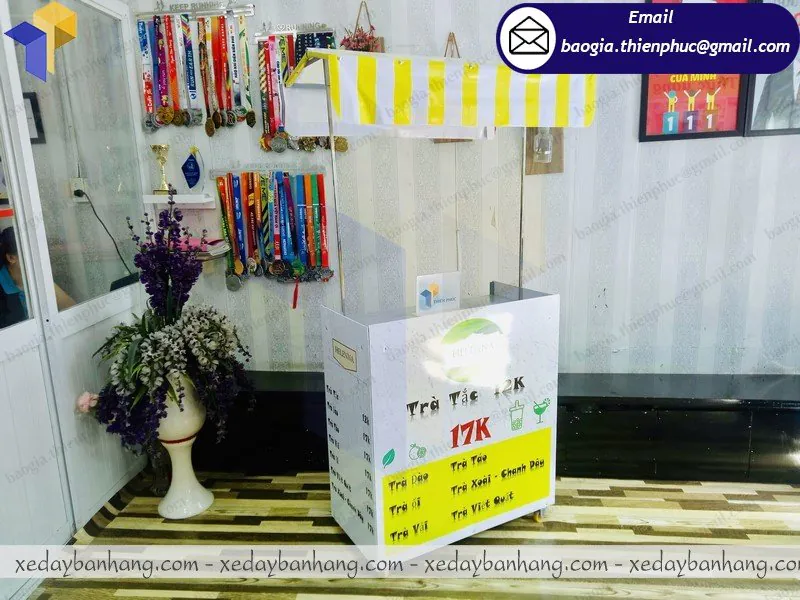 mẫu xe lắp ráp bán trà tắc đẹp