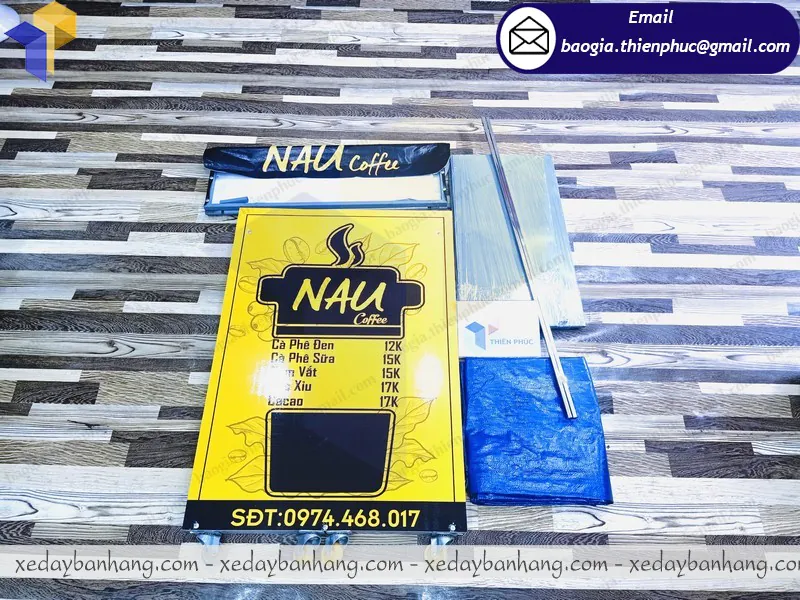 mẫu xe lắp ráp bán cafe nhỏ tiện lợi