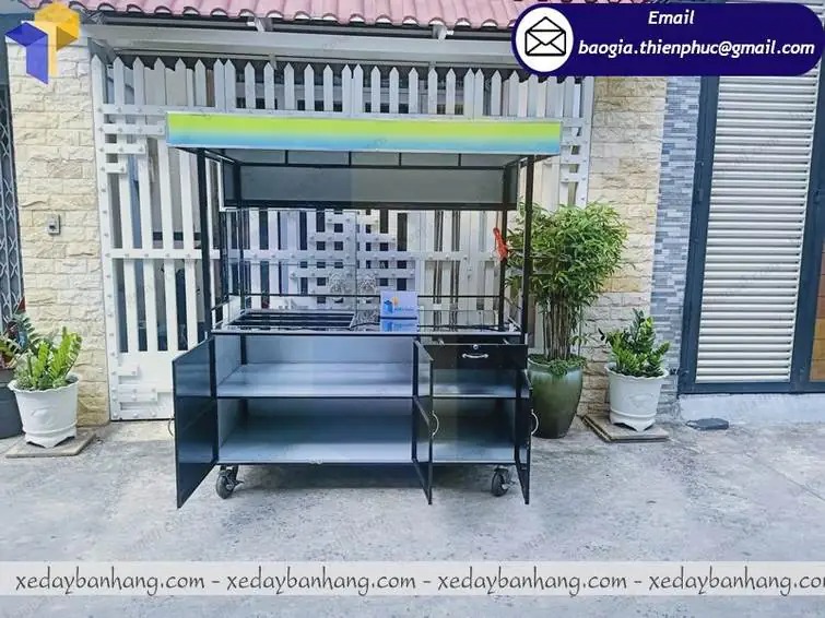mẫu xe sắt bán cafe giá rẻ đẹp