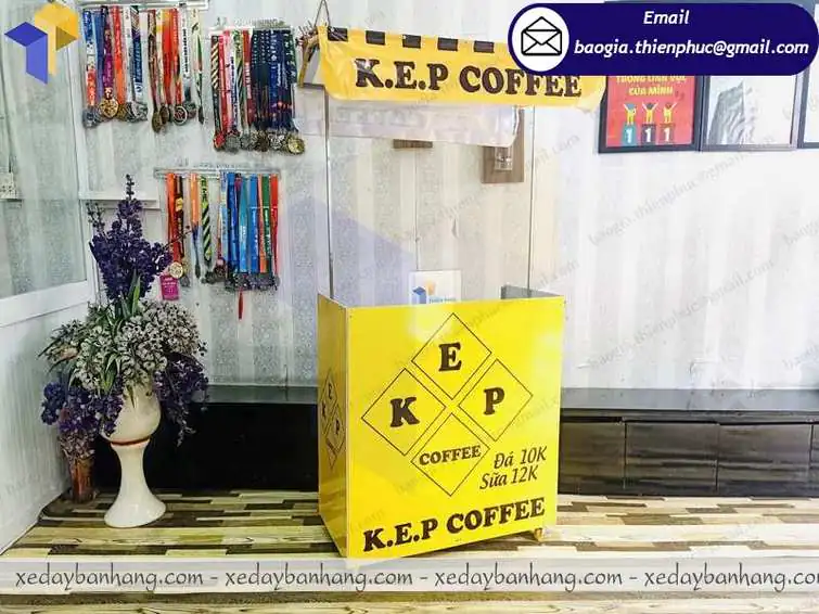 mẫu xe tháo lắp bán cafe đẹp