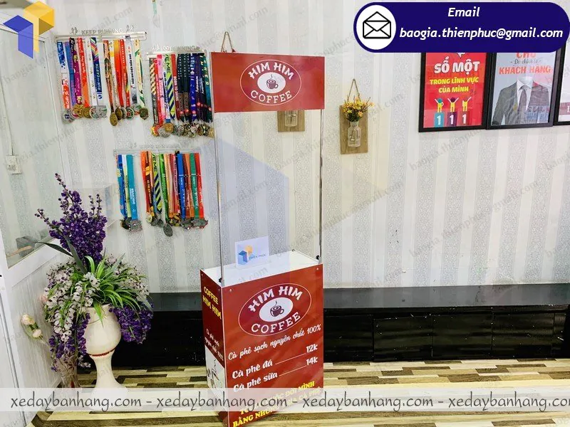 mua booth bán cafe cacao bằng sắt ở đâu