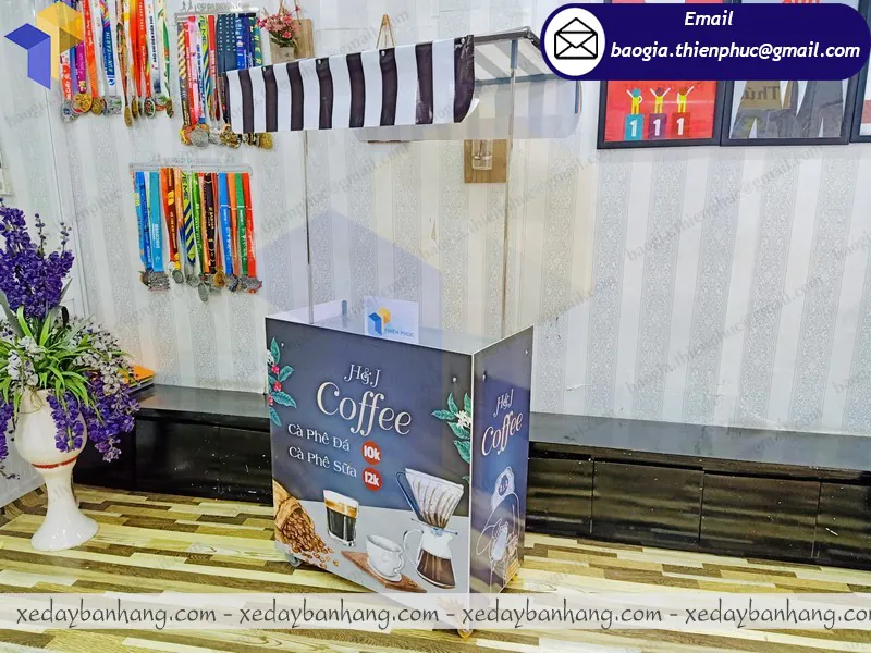mua booth bán cafe take away lắp ráp giá rẻ ở đâu