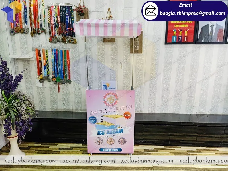 mua booth bán kem di động ở đâu