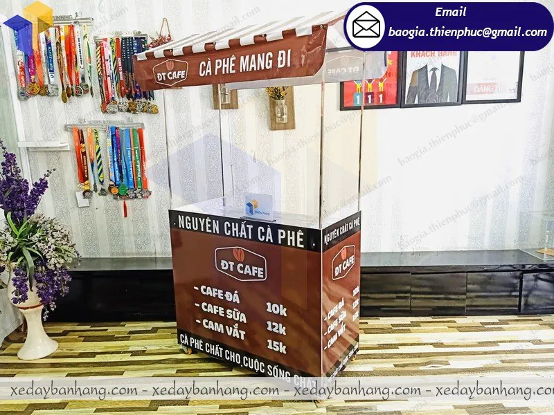 mua booth gấp gọn bán cafe ở đâu