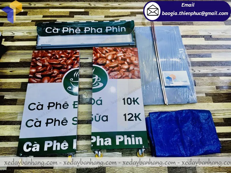 mua booth lắp ráp bán cafe mang đi